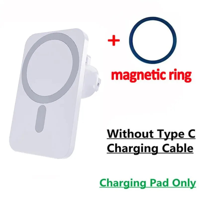 30W Magnetic Wireless Car Charger – MagSafe Fast Charging Mount