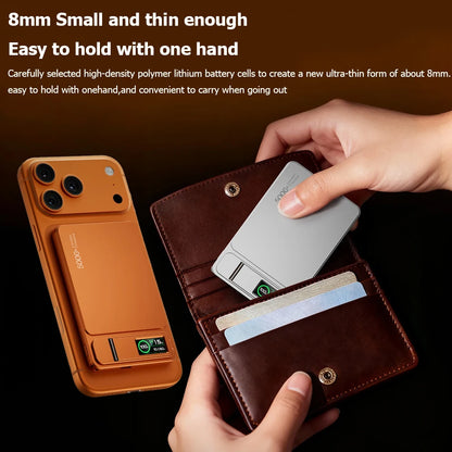 Ultra Slim 10000mAh Magnetic Power Bank for iPhone & Apple Watch