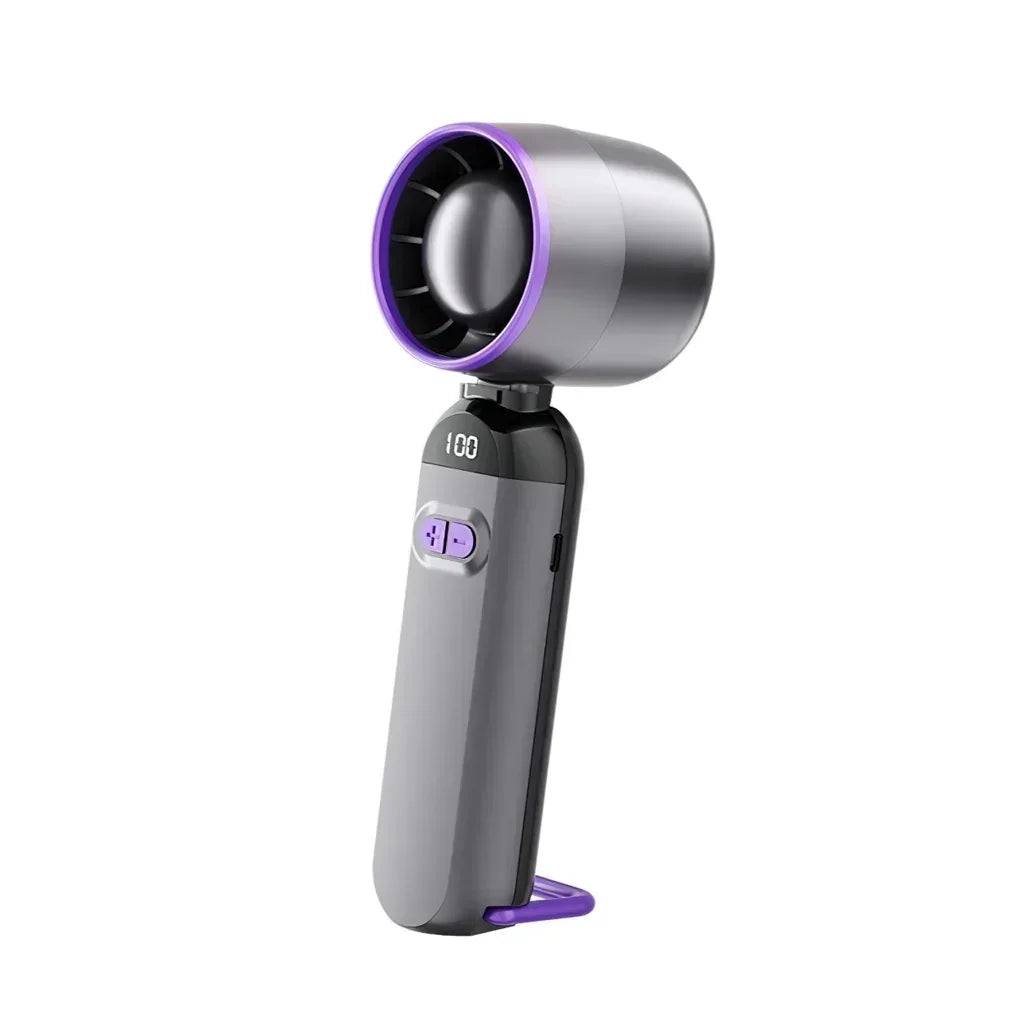 Mini Portable Hand Fan, 100 Wind Speeds,